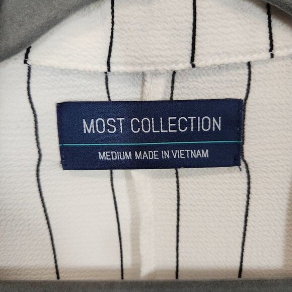 Most Collection Striped‎ Duster in White/Black - Size medium - Picture 6 of 8